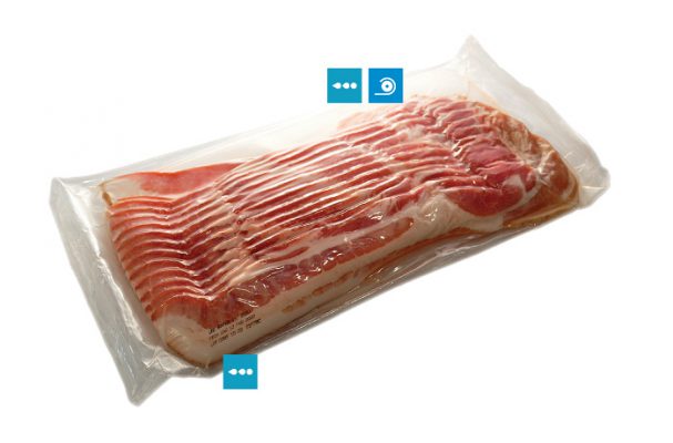 Coding and marking printers for shrink wrapped or vacuum packed fresh meat and poultry