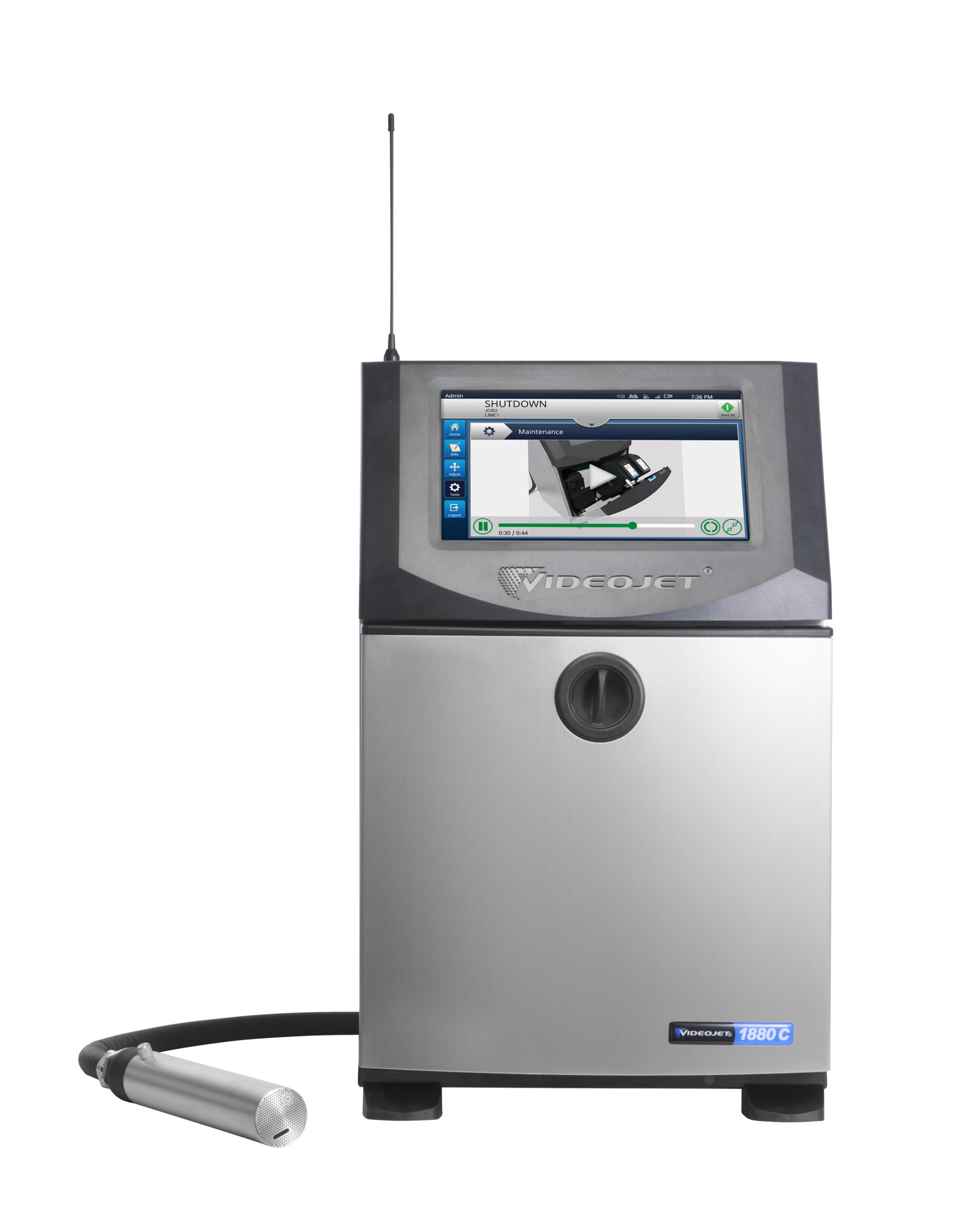 Videojet 1880 C High-Contrast Continuous Inkjet Printer - Image 2